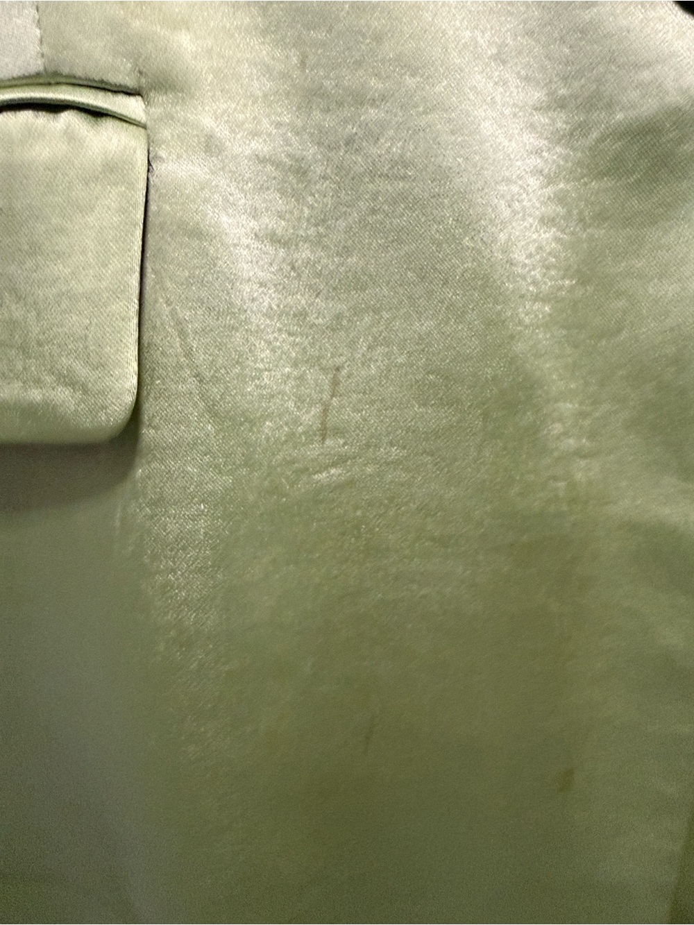 Vince Camuto Satin Sage Green Blazer - Picture 4 of 4